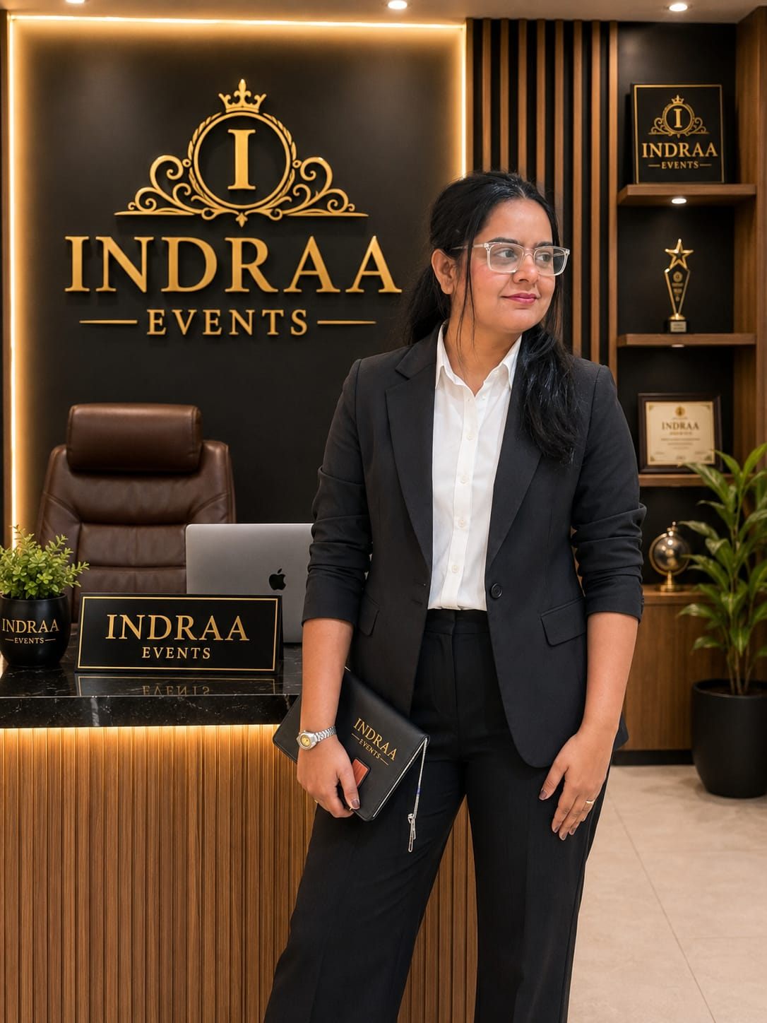 Pooja Purohit, CEO of Indraa Events, at a brand activation