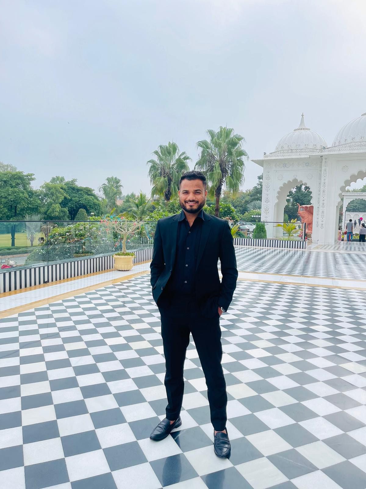 Kapil Singh, founder of Indraa Events, at a wedding venue